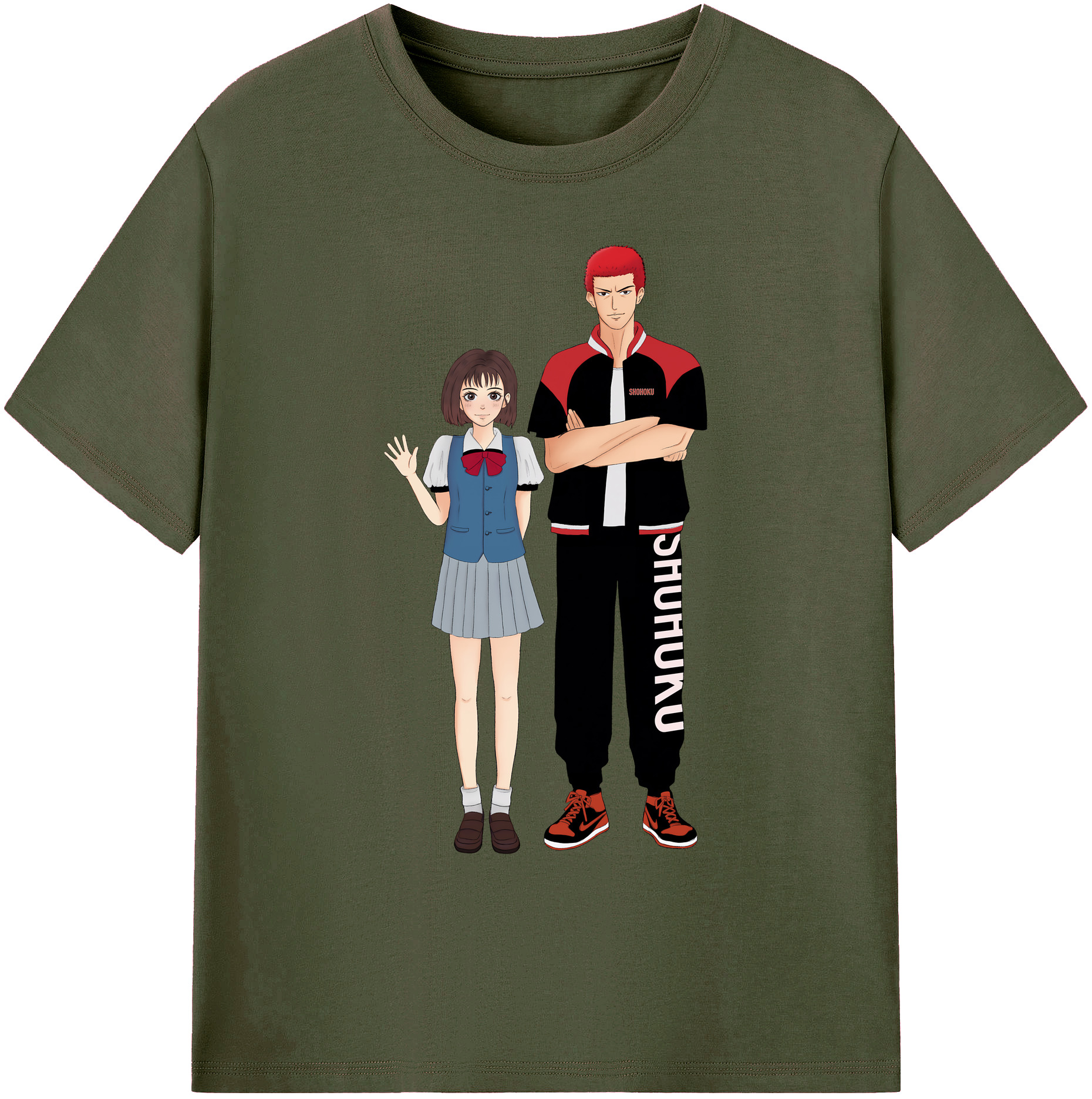 （画像用） SLAM DUNK／スラムダンク 綿100％ メンズ半袖Tシャツ｜肌触りやわらか＆通気性